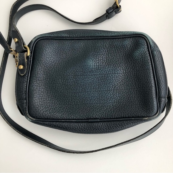 Vintage 90s Dooney and Bourke leather crossbody bag blue - Picture 7 of 12